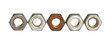old screw nuts