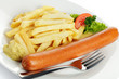 Bockwurst, Pommes frites
