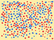 Vector: Dice 3D red and Blue Scattering2 Dice 3D red and Blue Scattering2