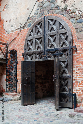 Photo: Inner gate of Trakai castle in Lithuania Inner gate of Trakai castle in Lithuania