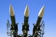 Photo: Several combat missiles aimed at the sky Several combat missiles aimed at the sky