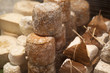 variety of goat cheese at the shop variety of goat cheese at the shop