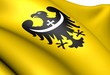 Flag of Lower Silesian Voivodeship, Poland. Flag of Lower Silesian Voivodeship, Poland.