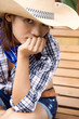 Foto: woman with cowboy hat .. woman with cowboy hat ..