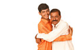 muslim person hug on eid al adha