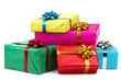 Colorful gift boxes