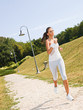 Young woman jogging