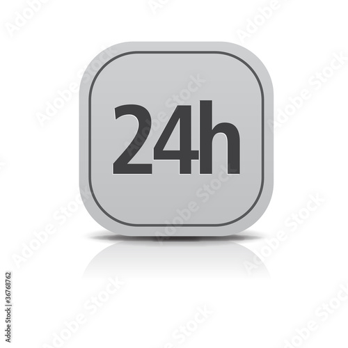 Vektor: 24 hours modern icon 24 hours modern icon