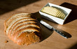 bread knife and butter