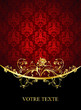 Carte texture arabesque Carte texture arabesque
