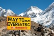 signpost way to mount everest b.c.