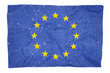 EU damaged flag