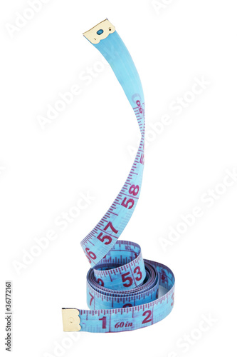 Photo: tailor meter isolated tailor meter isolated