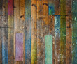 Photo: Colorful old wooden floor or wall Colorful old wooden floor or wall