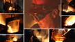 Hard work in the Foundry, montage