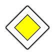 Verkehrsschild - 306 Vorfahrtstraße