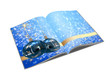 Illustration: Libro con ilustraciones 3d de bolas de Navidad Libro con ilustraciones 3d de bolas de Navidad