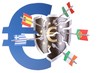 Euro Mit Schild Broken
