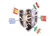Euro Schild Broken