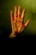 Bloody hand