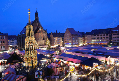 Photo: Christkindlesmarkt in Nuremberg, Germany Christkindlesmarkt in Nuremberg, Germany