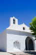 Ibiza white church in Sant Carles Peralta Ibiza white church in Sant Carles Peralta