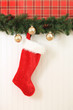 Christmas stocking.