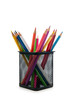 Colourful pencils isolated on white Colourful pencils isolated on white