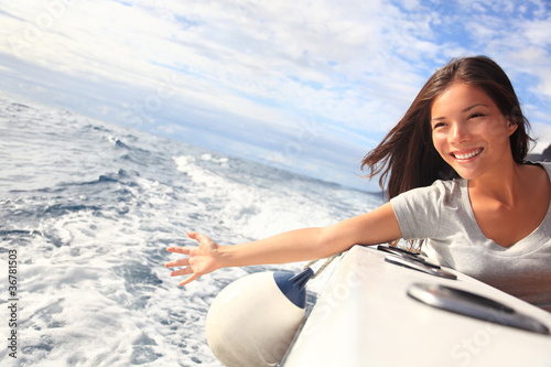 Photo: Boat woman Boat woman