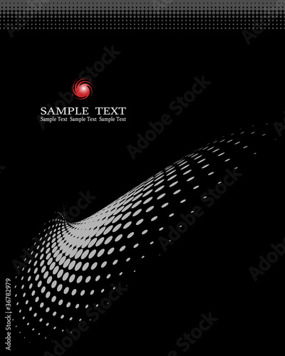 Vector: background composition, Web template (halftone) background composition, Web template (halftone)