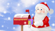 Weihnachtsmann holt Post