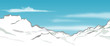 Berge Silhouette