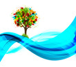 Eco tree background Eco tree background