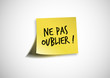 Ne pas oublier