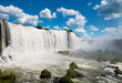 The Iguazu waterfalls. Argentina, Brazil, South America The Iguazu waterfalls. Argentina, Brazil, South America