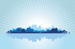 Vector: cityscape background cityscape background
