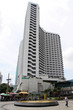 Skyscraper and fountain