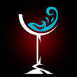 Illustration: glass glass