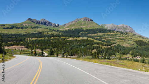 Photo: Million Dollar Highway at Molas Pass, Colorado Million Dollar Highway at Molas Pass, Colorado