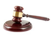 Wooden brown gavel Wooden brown gavel
