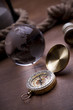 Vintage navigation equipment, compass
