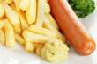 Bockwurst, Pommes frites