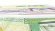 Collection of Saudi paper currency