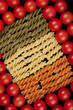 three color pasta like symbol Italian flag three color pasta like symbol Italian flag