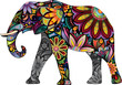 The cheerful elephant