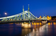 Night view ofSzabadsag hid, Budapest