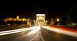 Night traffic in city
