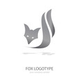 Logo Fox. Concept of cunning # Vector