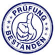 prüfung bestanden daumen oben hoch ok
