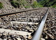 Old single-track railroad